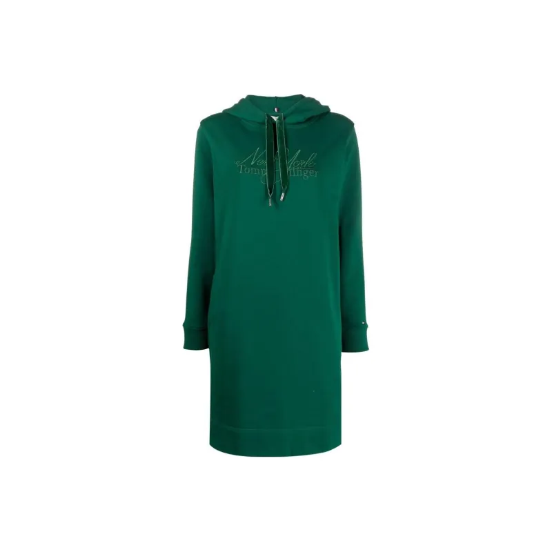 Tommy Hilfiger Hoodie Cotton Dress-0