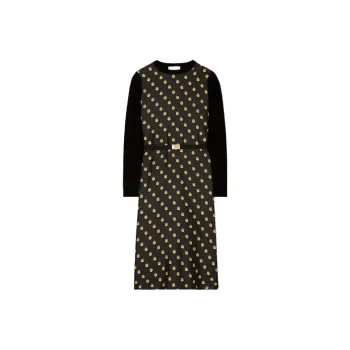 TORY BURCH Long-Sleeved Dresses Women's Black