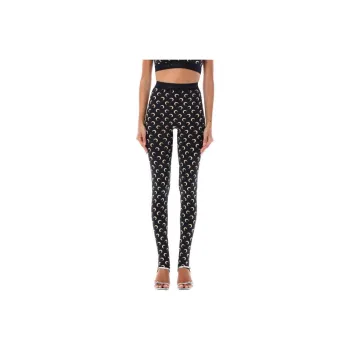 Marine Serre Moon Printed Skinny Cut Leggings