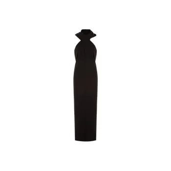 SAINT LAURENT Sleeveless Dress Women's Brown