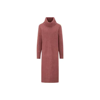 UNIQLO Long-Sleeved Dresses Women's Peach Pink