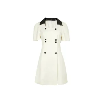 3COLOUR Short-Sleeved Dresses Women's Milk White