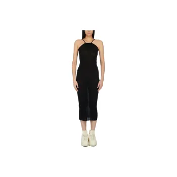 RICK OWENS Skorpio Sleeveless Fine Ribbed Tank Dress