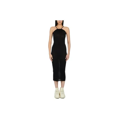 RICK OWENS Skorpio Sleeveless Fine Ribbed Tank Dress