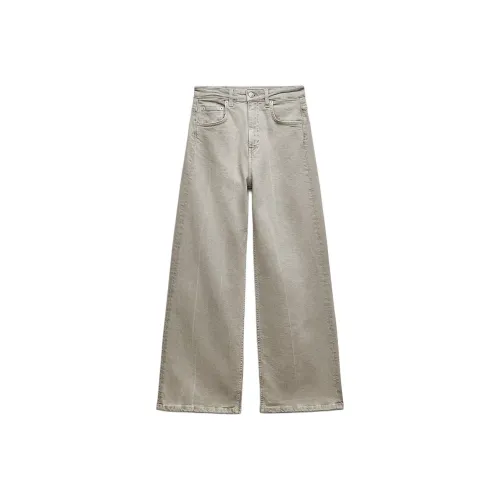 ZARA Jeans Women's Beige