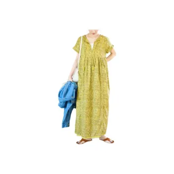 FREAK'S STORE Short Sleeved Dress Women's Yellow
