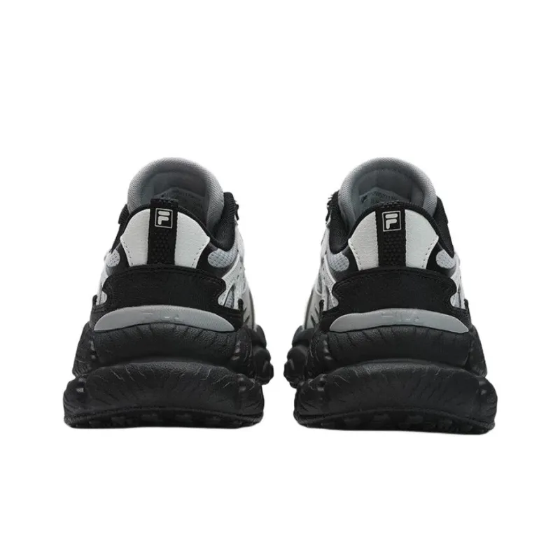 FILA Fern Sneakers Anti Slip Wear Resistant Low Top Casual Shoes Women's White Gray-2
