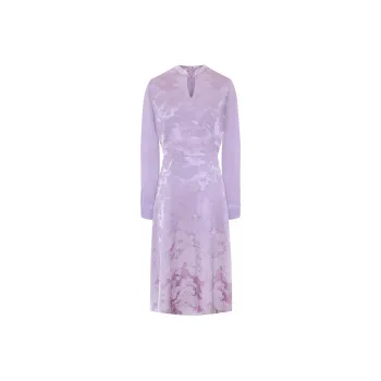 BBLLUUEE Long Sleeved Dress Women's Mist Purple