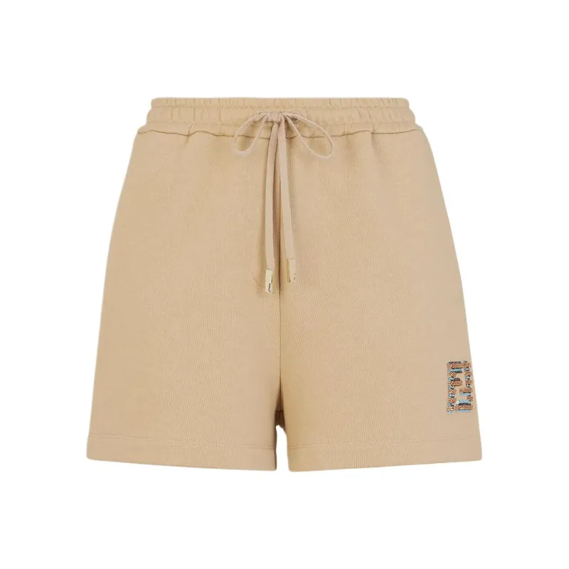 FENDI Ff Sequin Embellished Drawstring Shorts-0