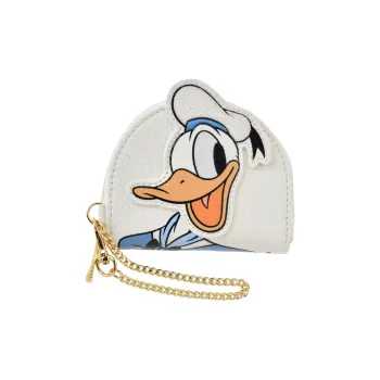 Disney Synthetic Leather Coin Purse Unisex White