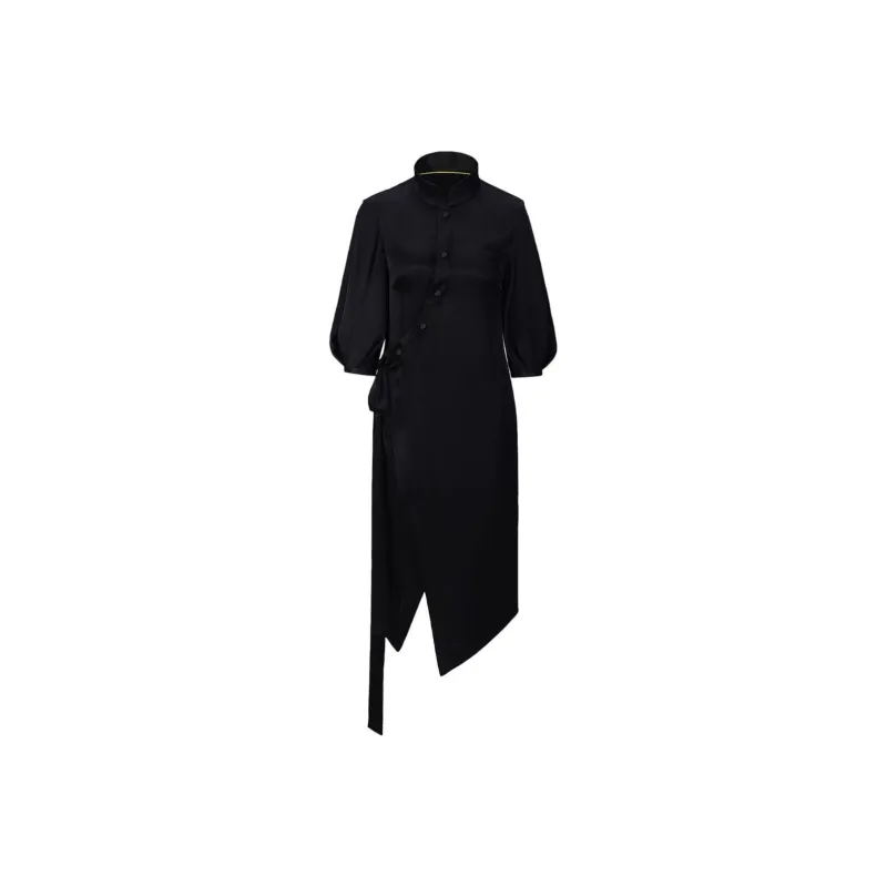 SHANGHAI TANG Wrapped Silk Dress-0