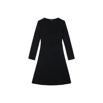 THEORY Long Sleeved Dresses Women's Black