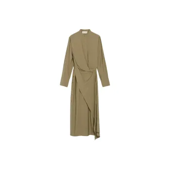 Vanessa Bruno Long Sleeved Dresses Women's Khaki