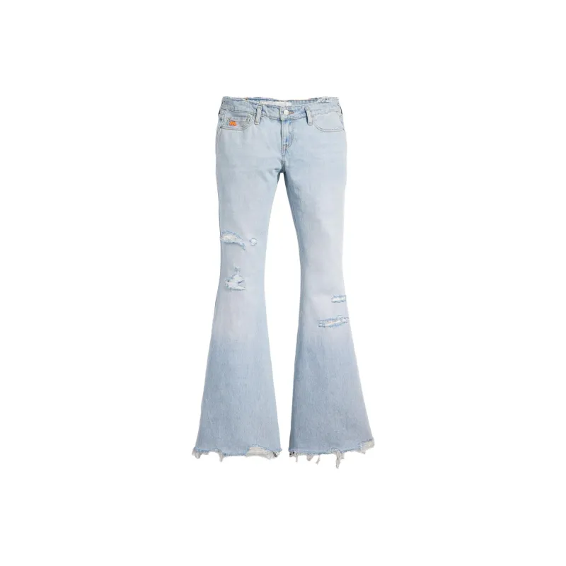 Levis X ERL Co-branded Series Jeans Women's Light Blue-0