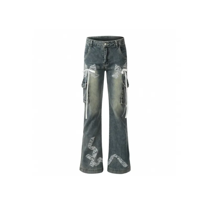 LESS BEARS Jeans Women's Blue-0