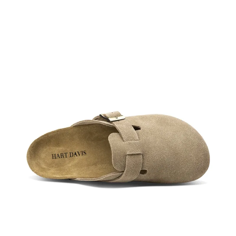 HART DAVIS Rubber Sole Slip Resistant Closed Toe Slippers Unisex Gray-4