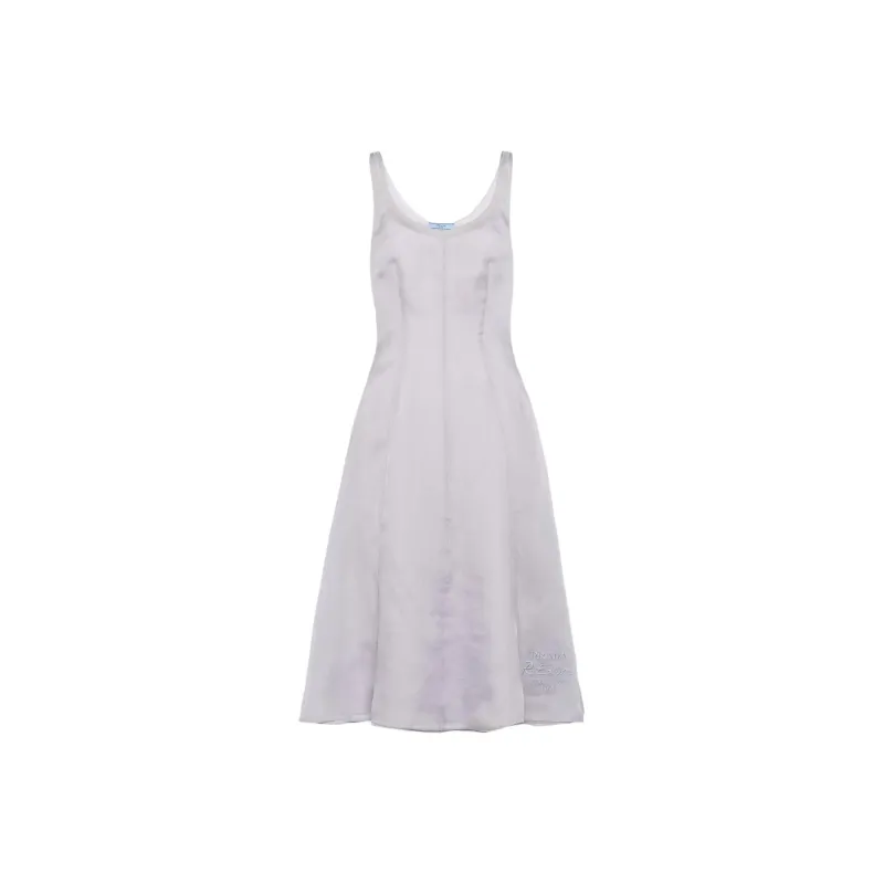 PRADA Sleeveless Dress Women's Purple-0