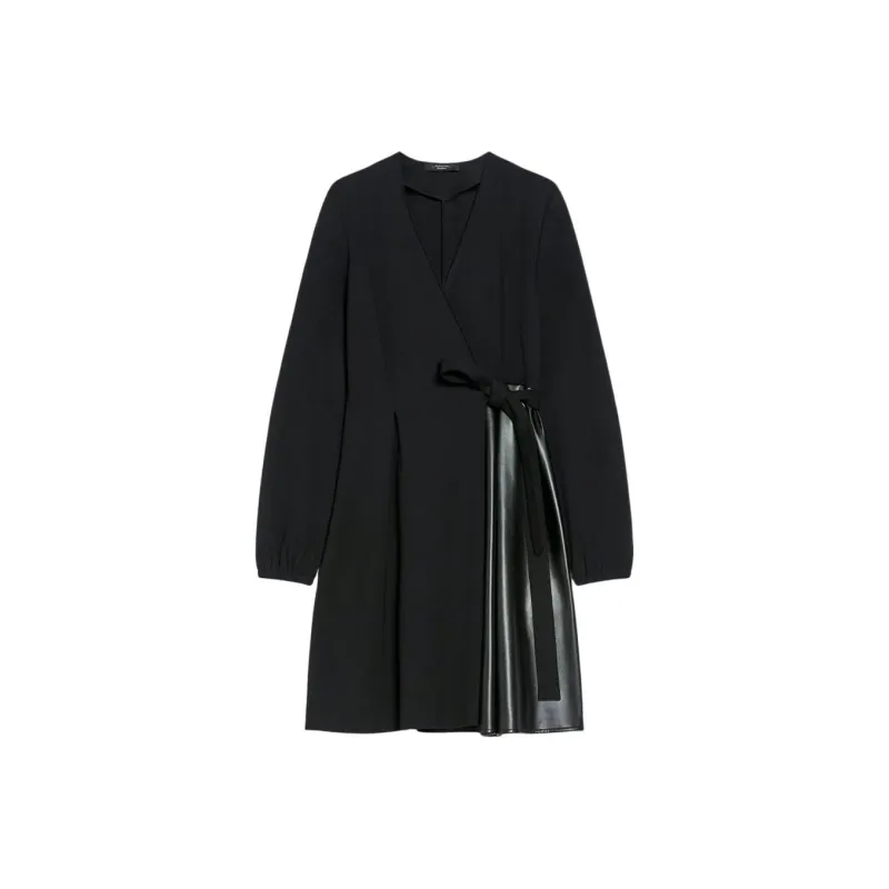 WEEKEND MaxMara SS24 Long Sleeved Dress Women's Black-0