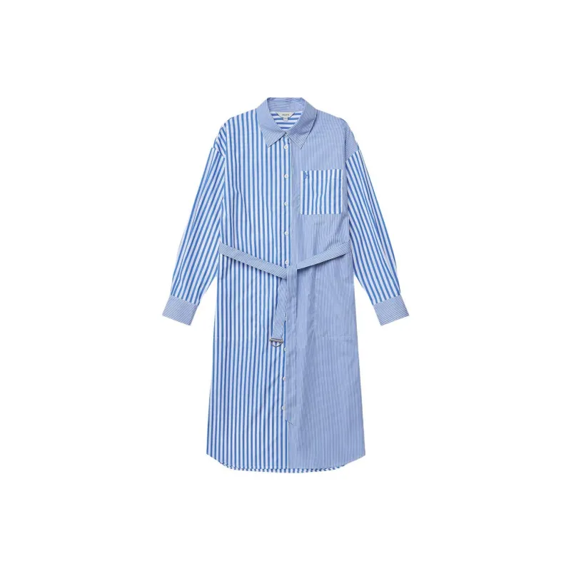 HAZZYS Long Sleeved Dresses Women's Blue-0