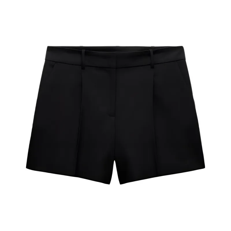 ZARA Casual Shorts Women's Black-0