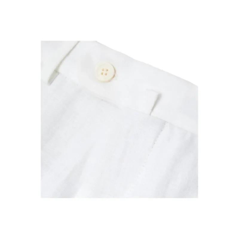 Loro Piana SS25 Casual Pants Men's White-6