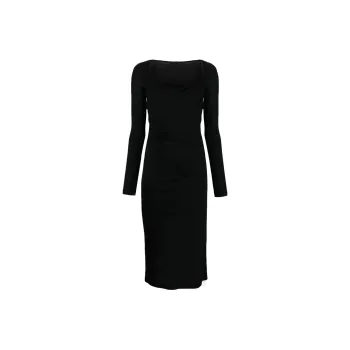 helmut lang Scala Open-back Midi-dress