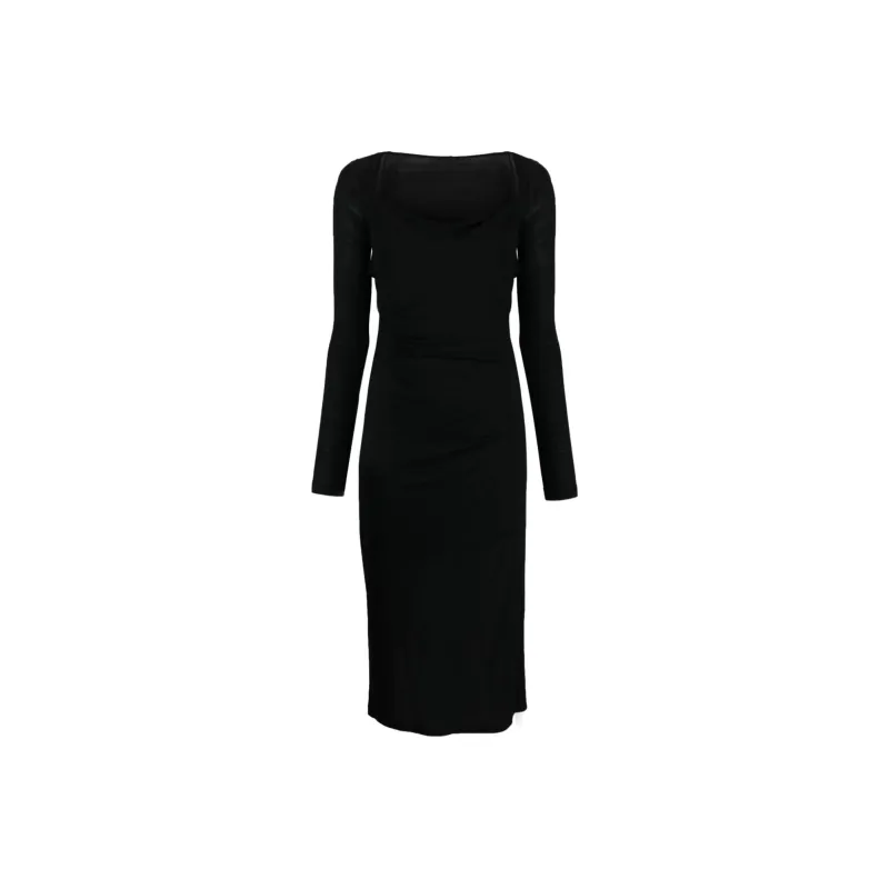 helmut lang Scala Open-back Midi-dress-0