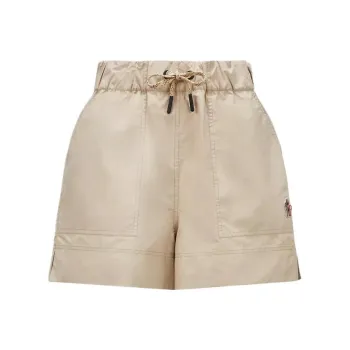 Moncler Logo Patch Drawstring Shorts