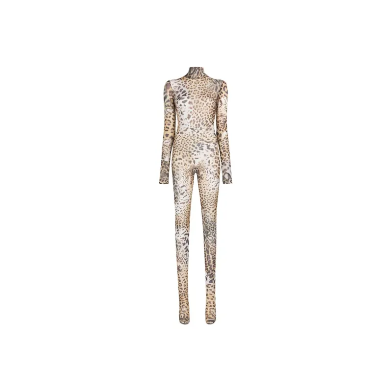 Roberto Cavalli SS24 Jumpsuit Women's Brown-0