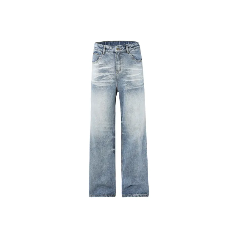 YINLEI Jeans Unisex Blue-0