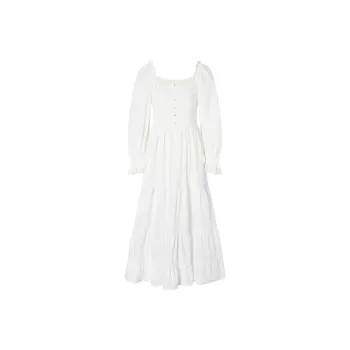 I'M ONE Long Sleeved Dresses Women's White