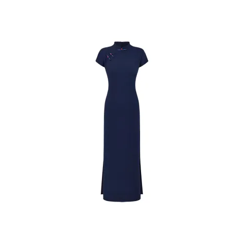 Aghr Short Sleeved Dress Women's Navy Blue