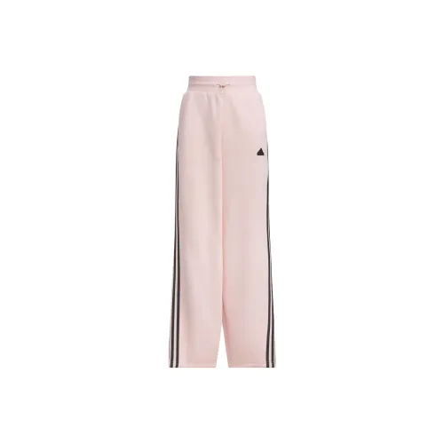 Adidas Dance Knit Tracksuit Bottoms Knitted Sports Pants Women's Pink