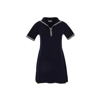 MIU MIU Short Sleeved Dress Women's Blue