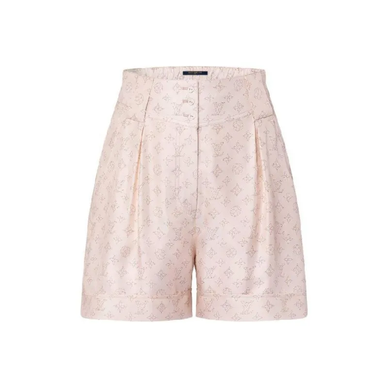 LOUIS VUITTON FW24 Casual Shorts Women's Beige-0