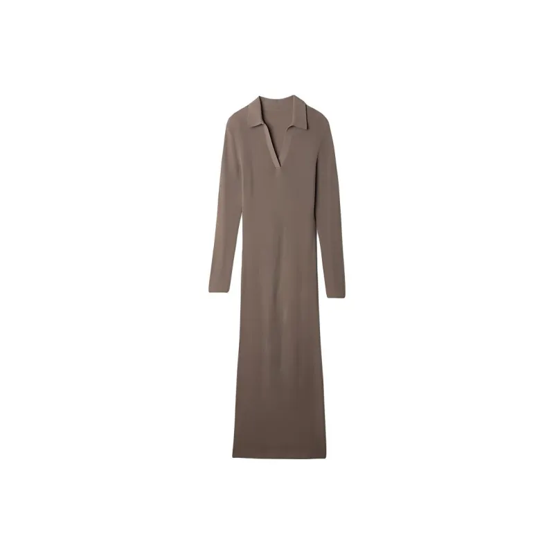 GAP CashSoft Series Long-Sleeved Dresses Women's-3