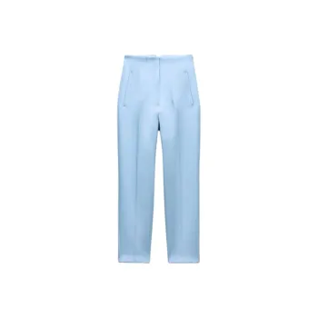 ZARA Suit Trouser Women's Light Blue