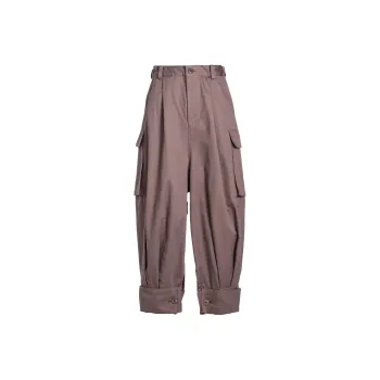 Yohji Yamamoto Cargo Pants Women's Mocha