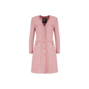 BESIONIA FW23 Long Sleeved Dresses Women's Pink