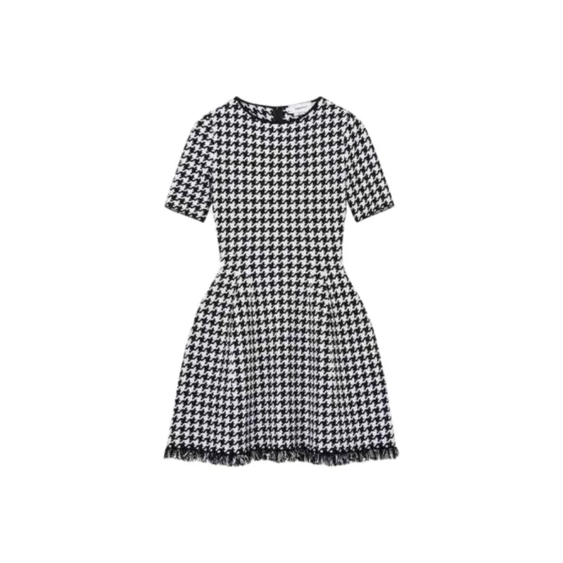 Alexander McQueen Houndstooth Dress-0