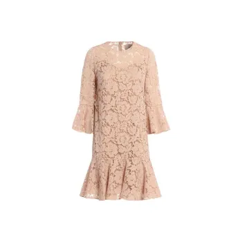 Valentino Short Sleeved Dresses Women's Pink