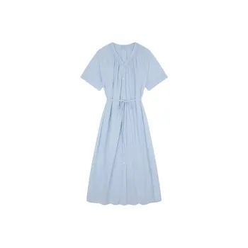 IHIMI Short Sleeved Dress Women's Frost Blue