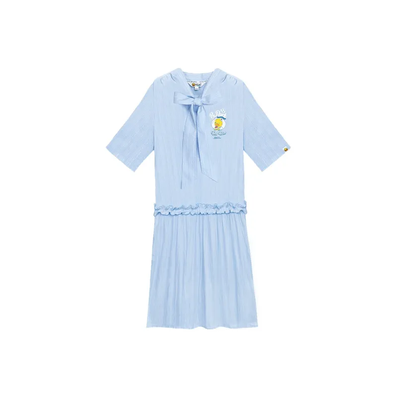 B.Duck Short Sleeved Dresses Women's-0