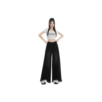 LIGEMAN Jeans Women's Black Gray