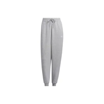 Adidas Knitted Sports Pants Women's Medium Heather Gray/White