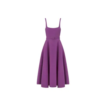 DIOR SS24 Slip Dresses Women's Purple
