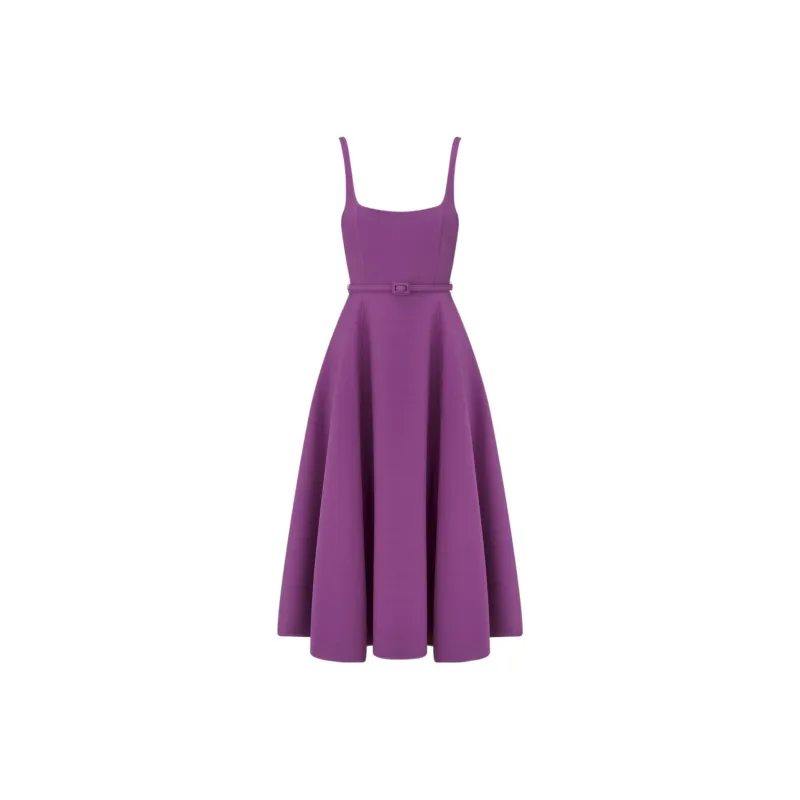 DIOR SS24 Slip Dresses Women's Purple-0