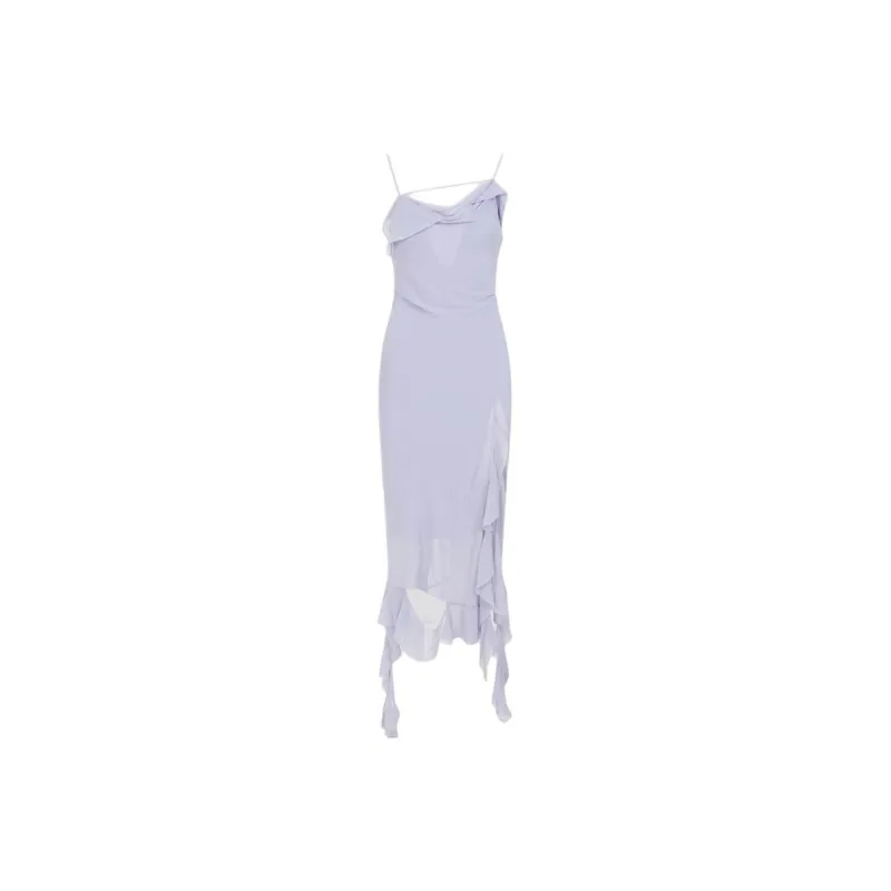 Acne Studios Ruffle-detailed Midi Dress-0