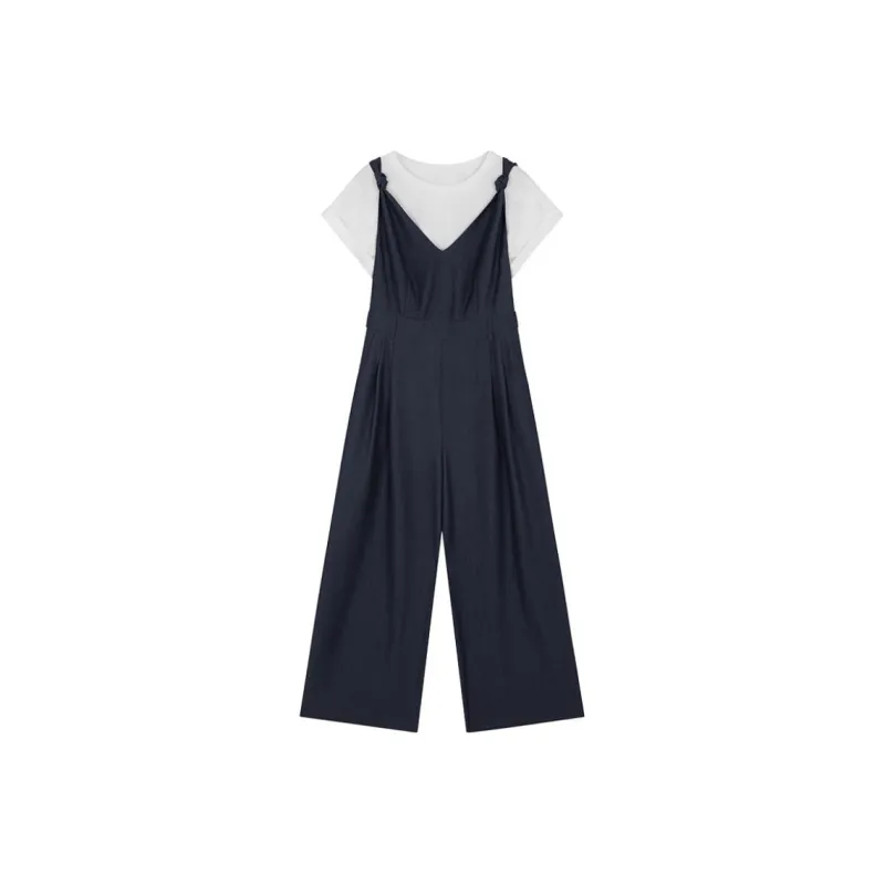 IHIMI SS24 Casual Suit Women's Denim Blue-2