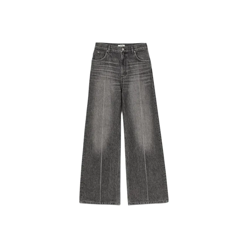 Sandro High rise Wide leg Jeans-0